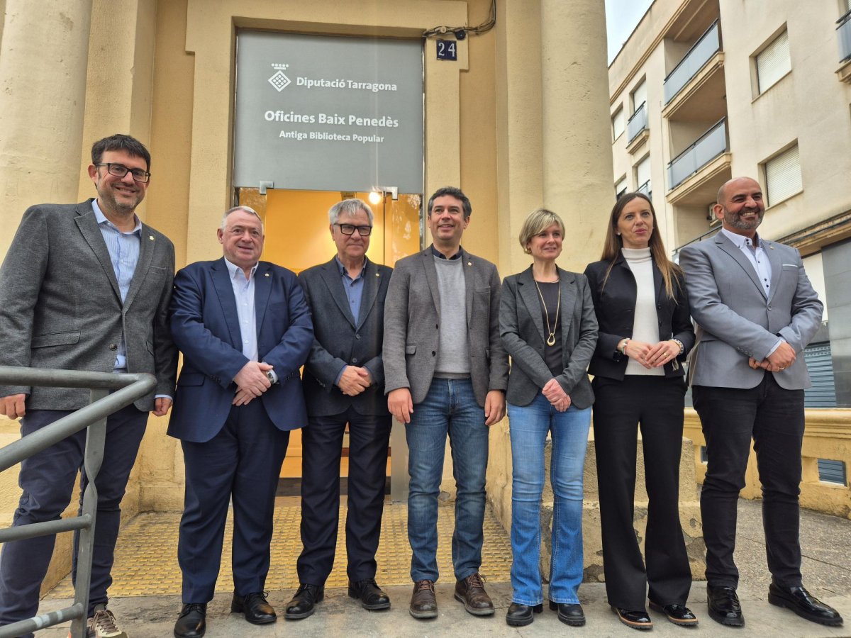 La Diputació de Tarragona amplia la presència institucional i el servei a la ciutadania del Baix Penedès amb l'obertura d'oficines pròpies, situades a l'antiga Biblioteca Popular del Vendrell