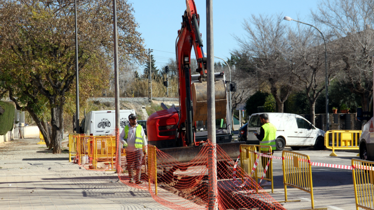 Altafulla inicia les obres de millora de la xarxa pluvial a la Via Augusta