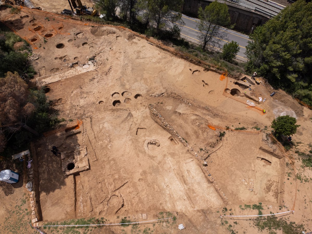 Les excavacions arqueològiques a Can Santa Digna treuen a la llum restes des de l'època romana